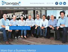 Tablet Screenshot of oxygen8.co.nz